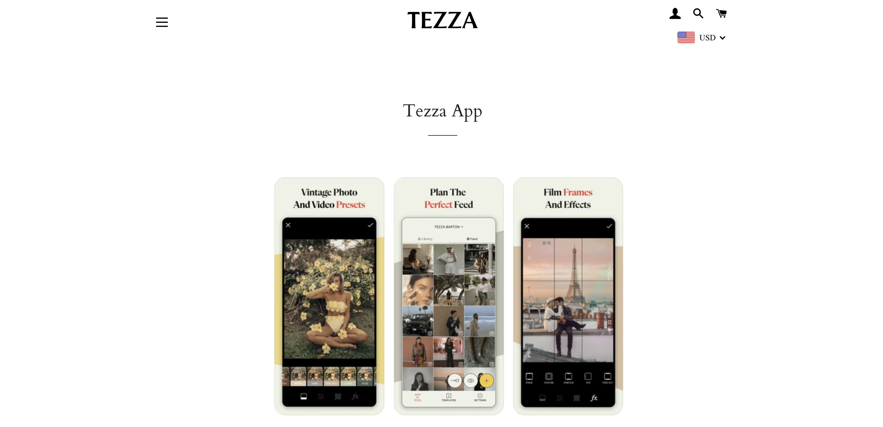Tezza best social media photo editing app